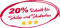 20% Rabatt für Schüler und Studenten im Restaurant Berlin